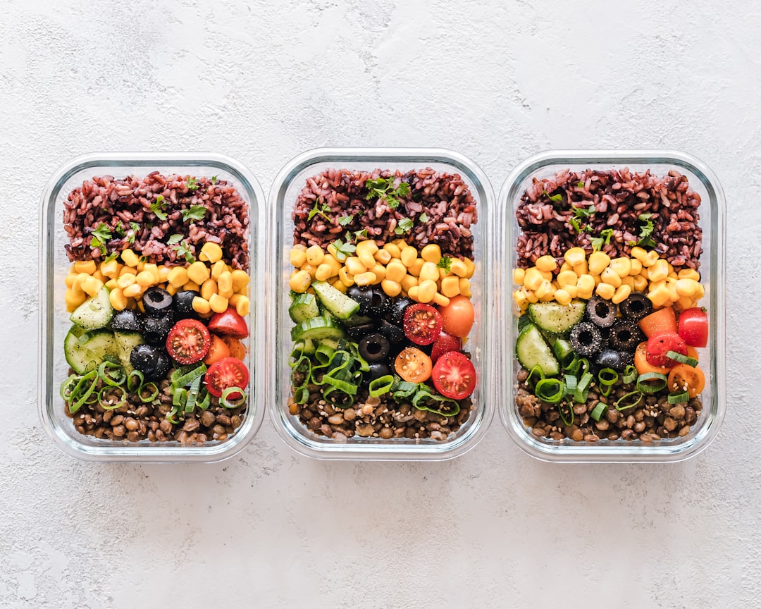 Photo Healthy meal prep